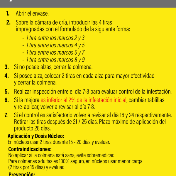 Second image of Varroa-NO 20 Tiras